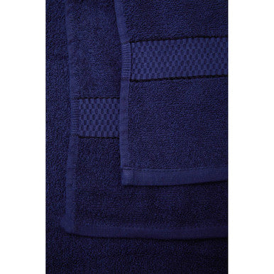 Orsina Navy Blue Towel Set – 6 Piece Absorbent Terry Cloth Linens