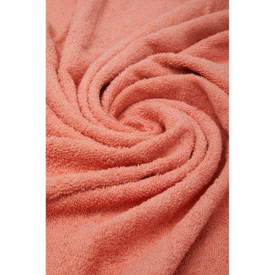 Orsina Thread and Loom 6-Piece Peach Pink Terry Bath Towel Set