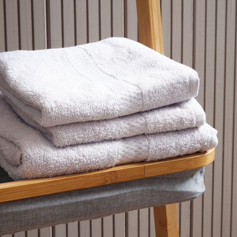 Orsina Thread and Loom 6 Piece Lilac Towel Set – Plush Quick-Dry Cotton