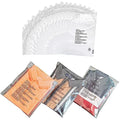 JeeJaan Clear T-Shirt Storage Bags | 100 Pcs Self-Seal 15x20in Poly Bags