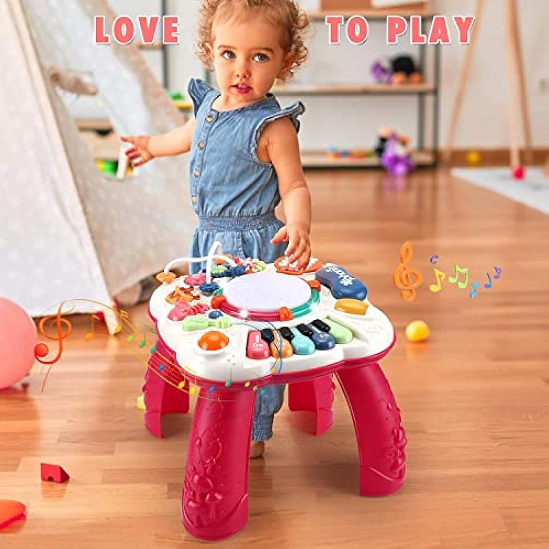 Innoocool Baby Activity Table – Musical Sensory Learning Toy for Toddlers