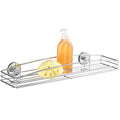 WENKO Vacuum-Loc Maxi Milazzo Wall Shelf – No-Drill Chrome Steel