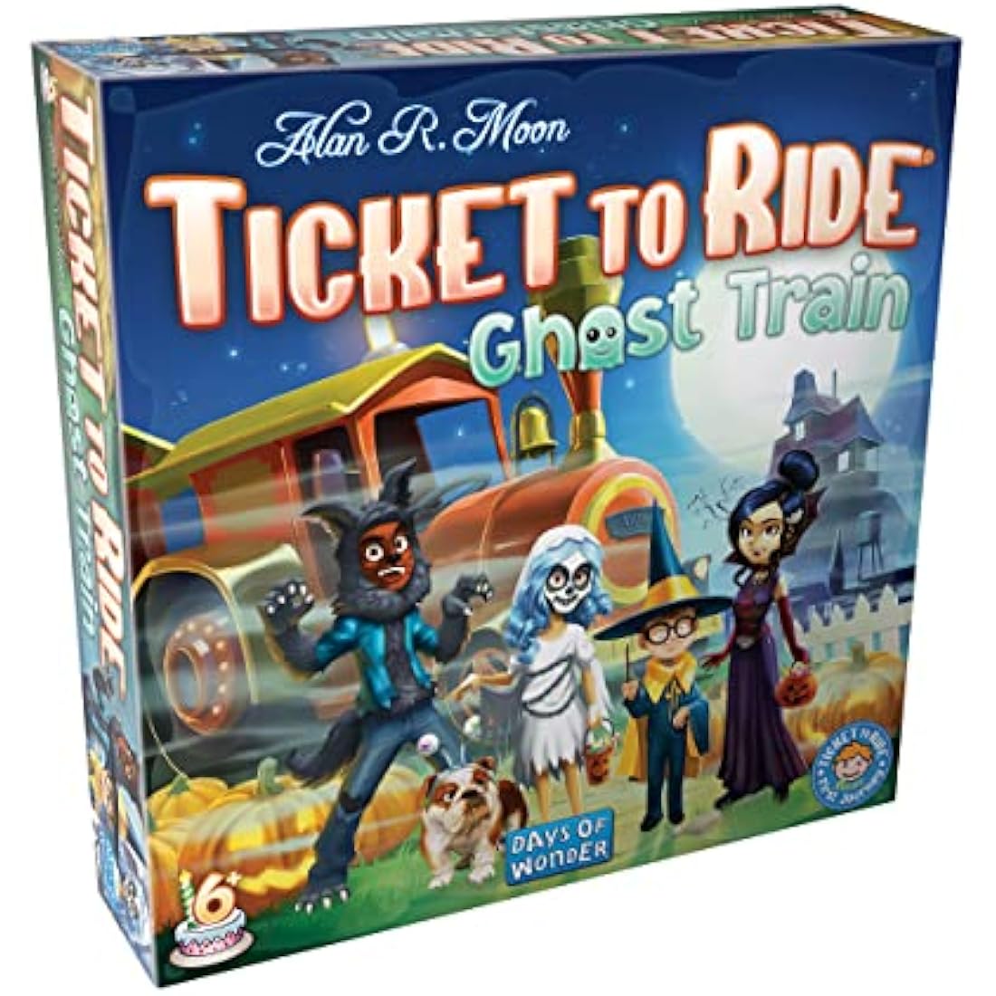 Days of Wonder Ticket to Ride: Ghost Train – Kids Strategy Board Game