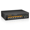 keepLiNK 10 Port PoE Switch | 120W 802.3af/at Metal Unmanaged Hub