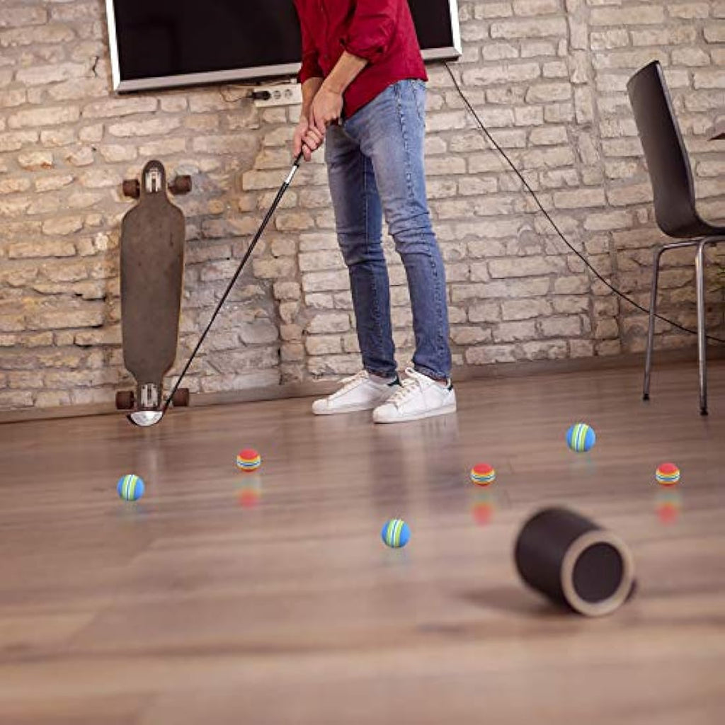 Xiaomoyu 26 Pcs Soft Foam Golf Practice Balls – Red & Blue Training Set