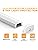 Angdarun LED Aluminum Profile – 12 Pack U-Shape Channel with Milky Cover