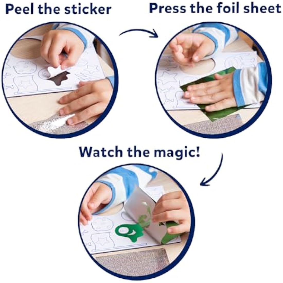 Skillmatics Foil Fun Space Art Kit – Mess-Free DIY Craft for Kids