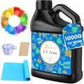 Bsrezn 1000g Bulk UV Resin Hard | Crystal Clear Fast Curing Epoxy Kit