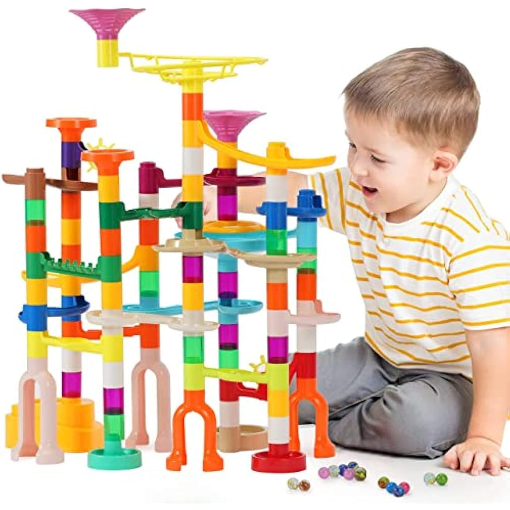Jolof Store Marble Run 166PCS STEM Building Toy Set for Kids Ages 3-12