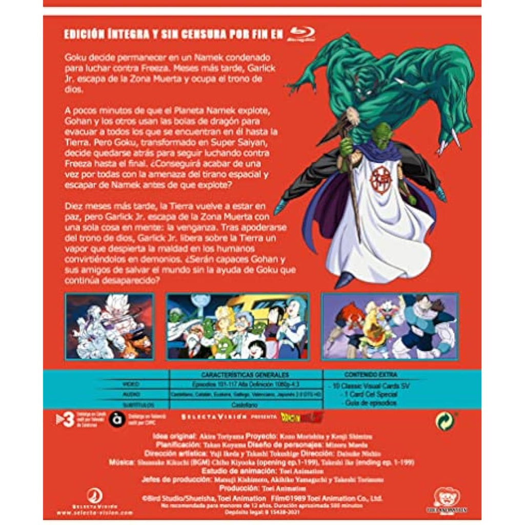 Dragon Ball Z Box 6: Episodios 100 a 117 – Blu-ray Anime