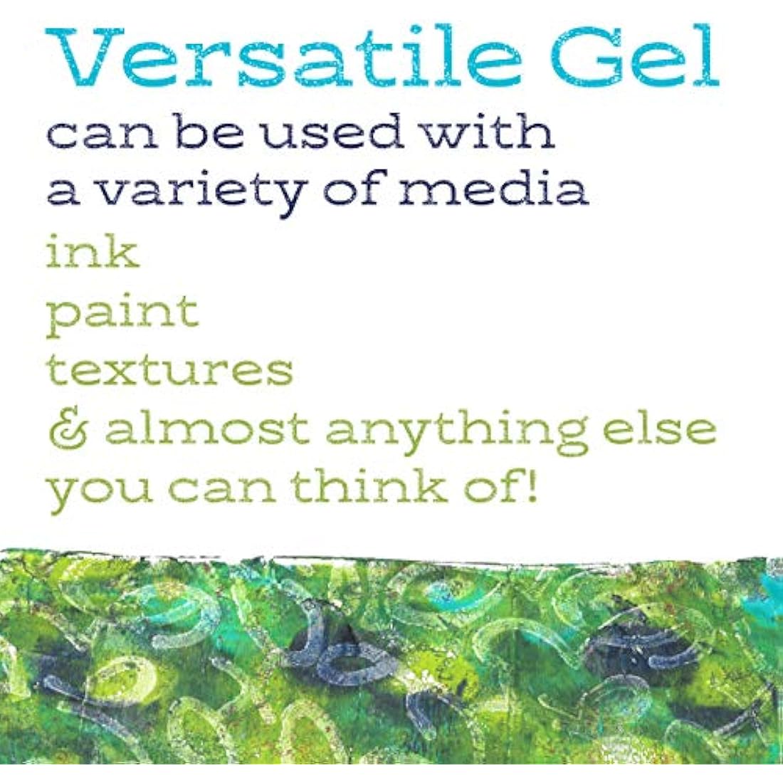Gel Press Monoprinting Plate – 12” x 14” Reusable Gel Printing Plate