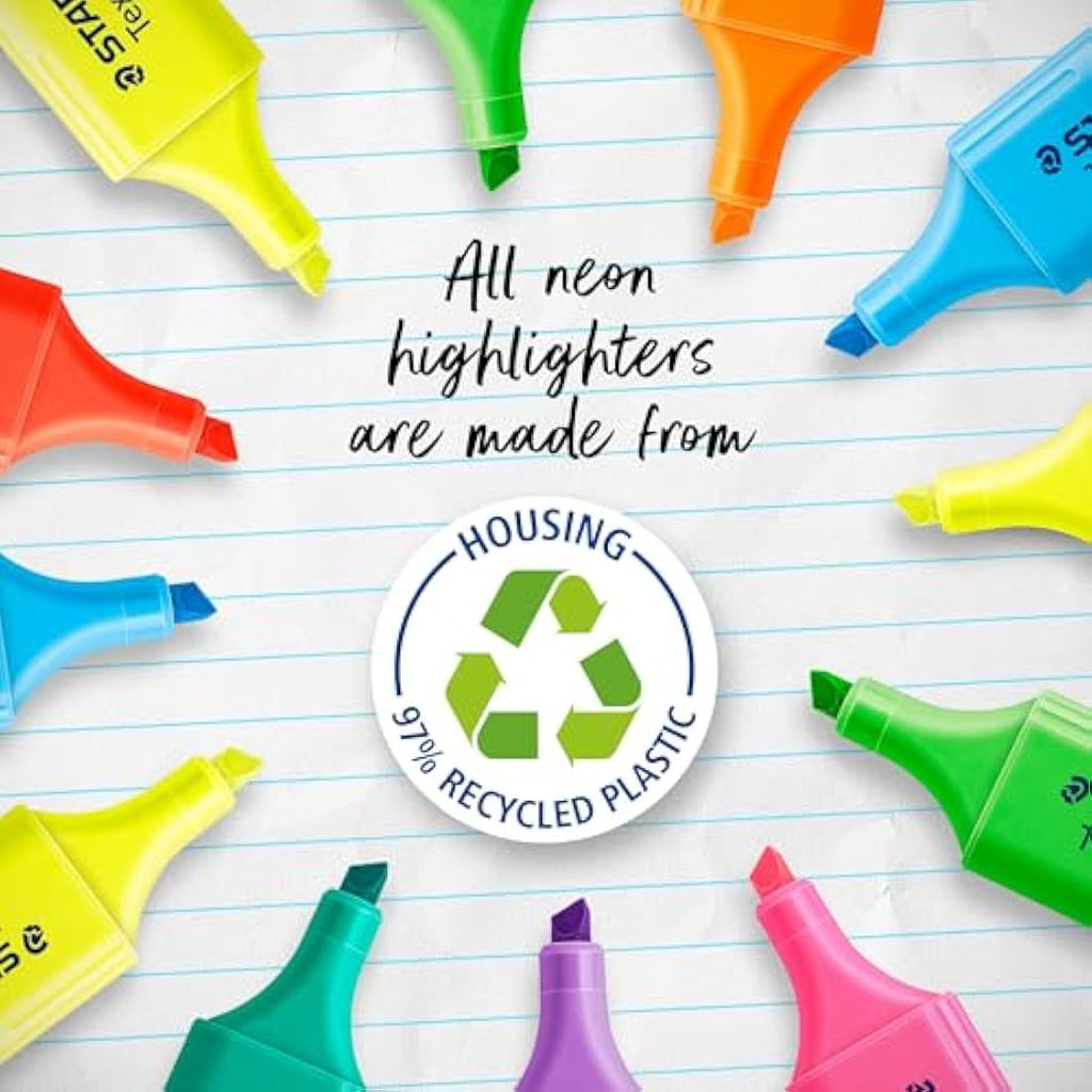 Staedtler Textsurfer Classic Highlighters | Inkjet Safe | 8 Pack
