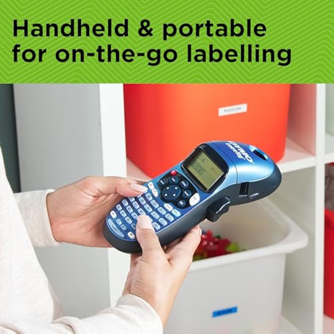 Dymo LetraTag LT-100H Handheld Label Maker | Thermal Printer | Blue