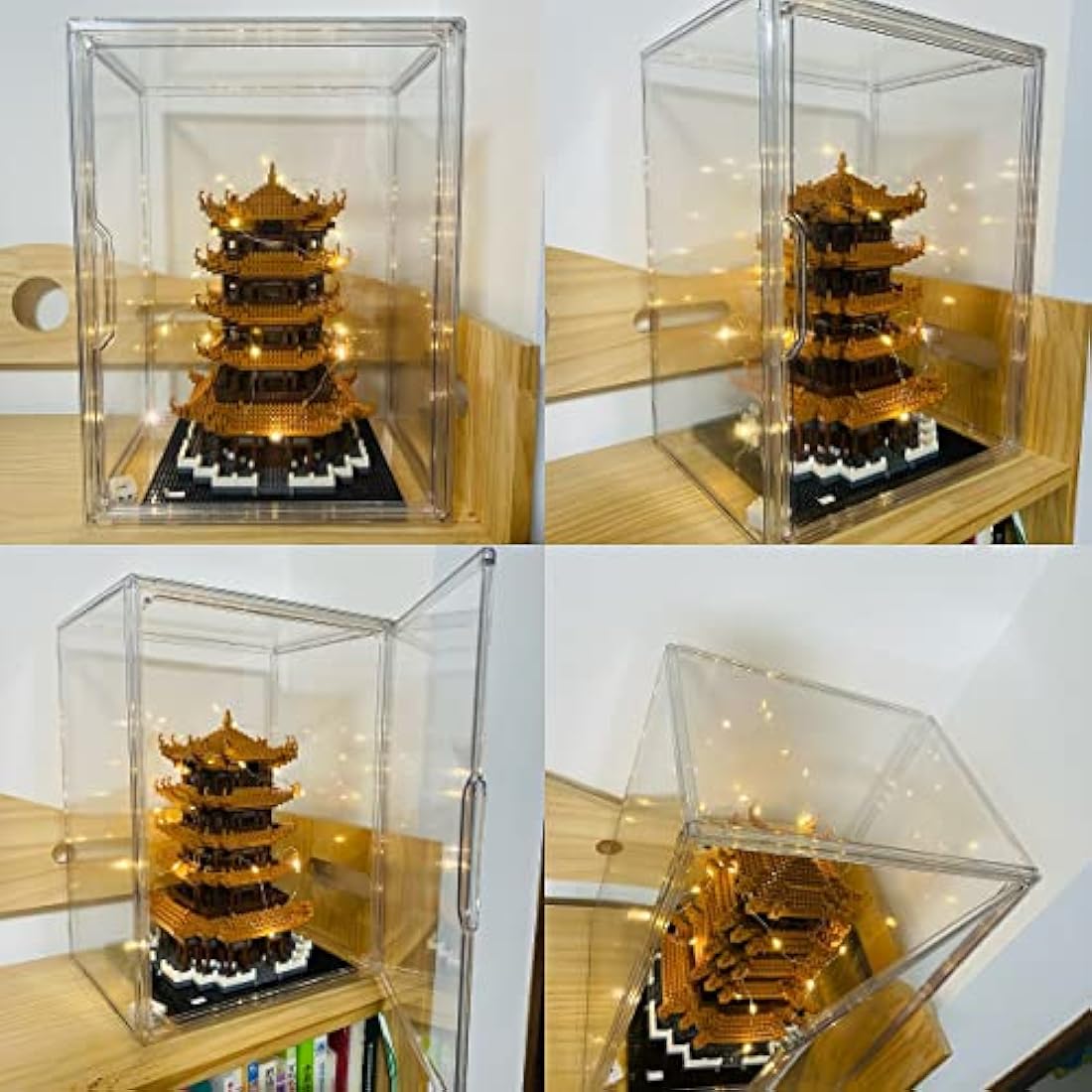 Siyecioa Stackable Acrylic Display Case for Funko Pop & Minifigures