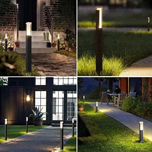 ZTWLEED 60CM LED Outdoor Bollard Light – 2 Pack IP65 Waterproof Garden Lamp
