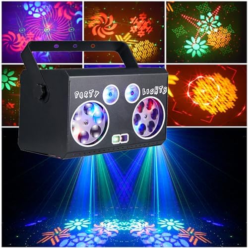 Boricalat 16-Eye LED Stage Lights | DMX512 Sound Activated DJ Strobe