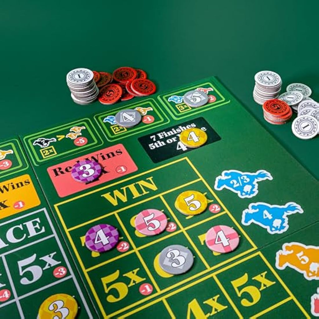 Alderac Ready Set Bet Board Game – Horse Racing Party Game for 2-9 Players