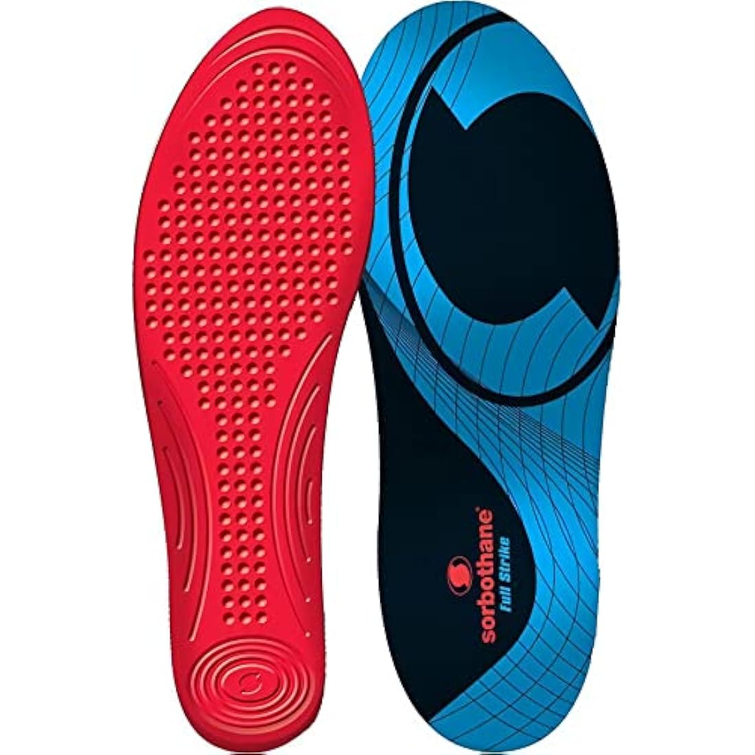 Sorbothane Full Strike Insoles – Shock Absorbing Sports Orthotics