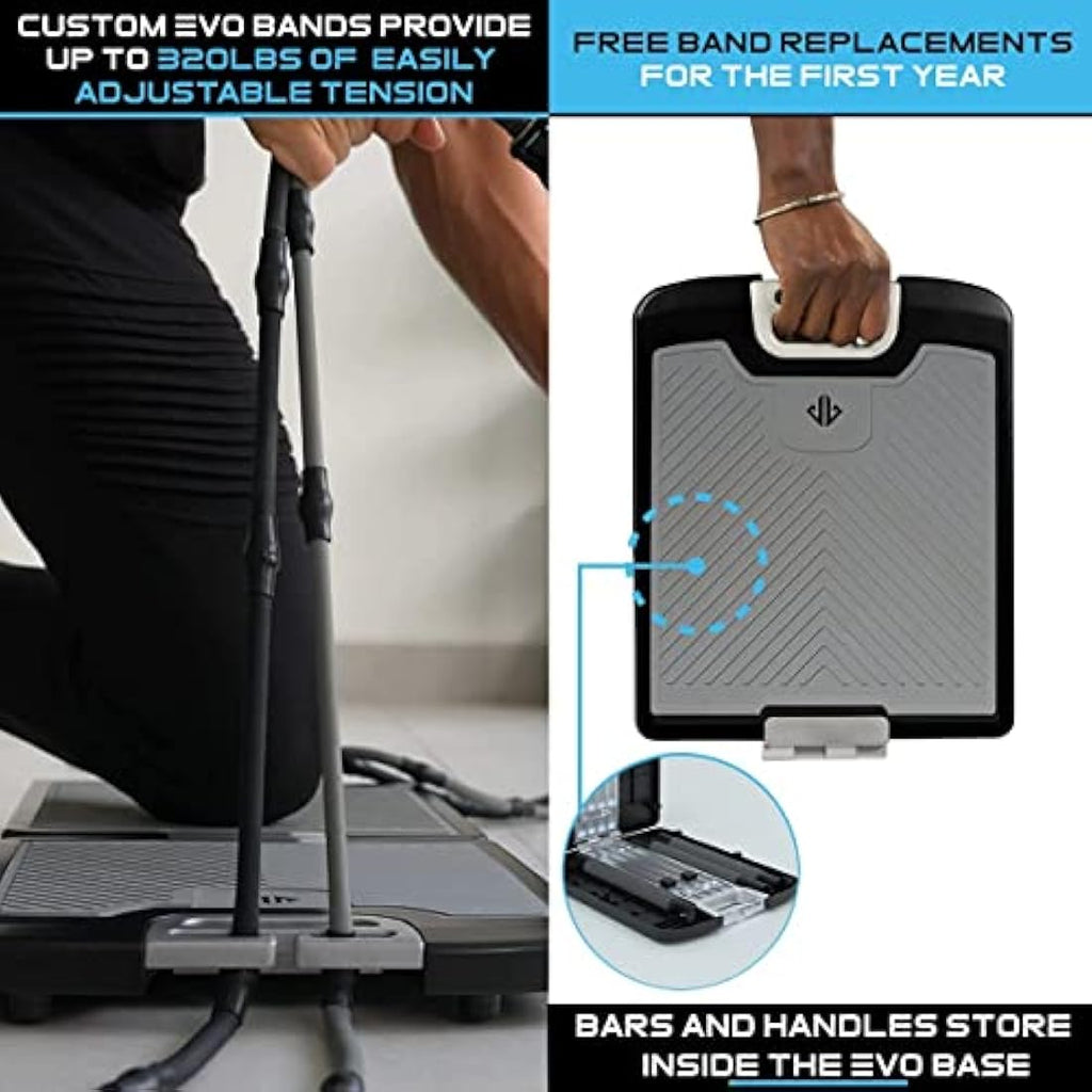 EVO Gym Tragbares Home Gym – All-in-One Krafttraining mit Widerstand