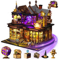 Mostop DIY Miniature Dollhouse Kit - Magic Treasure House with LED Light