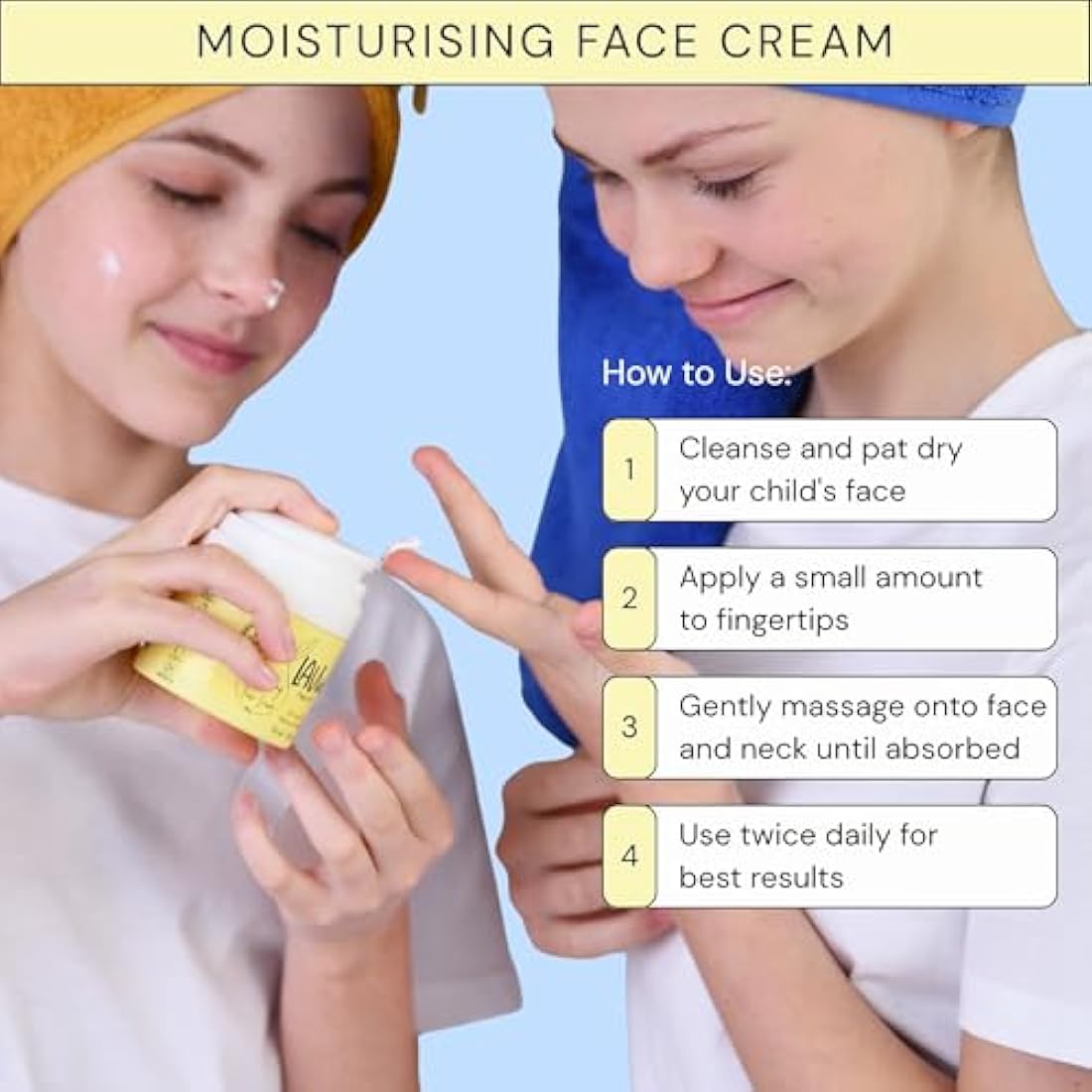 Lav Kids Skincare Bundle | Natural Face Cleanser & Moisturiser Set