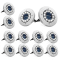 Bzavor 12-Pack Solar Ground Lights – IP65 Waterproof 12 LED Cool White