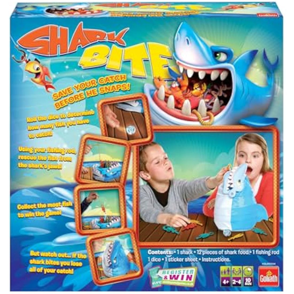 Shark Bite Board Game – Kids Action Fishing Game for Ages 4+