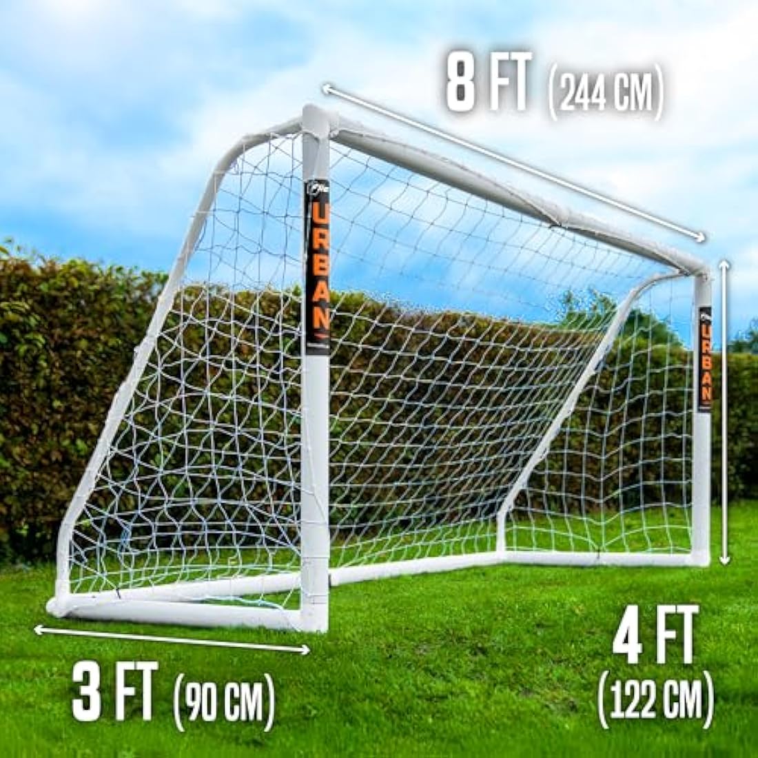 Football Flick uPVC Match Goal – All Weather Garden Training Goal