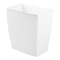 iDesign Mono Rubbish Bin, Plastic, White - image 1