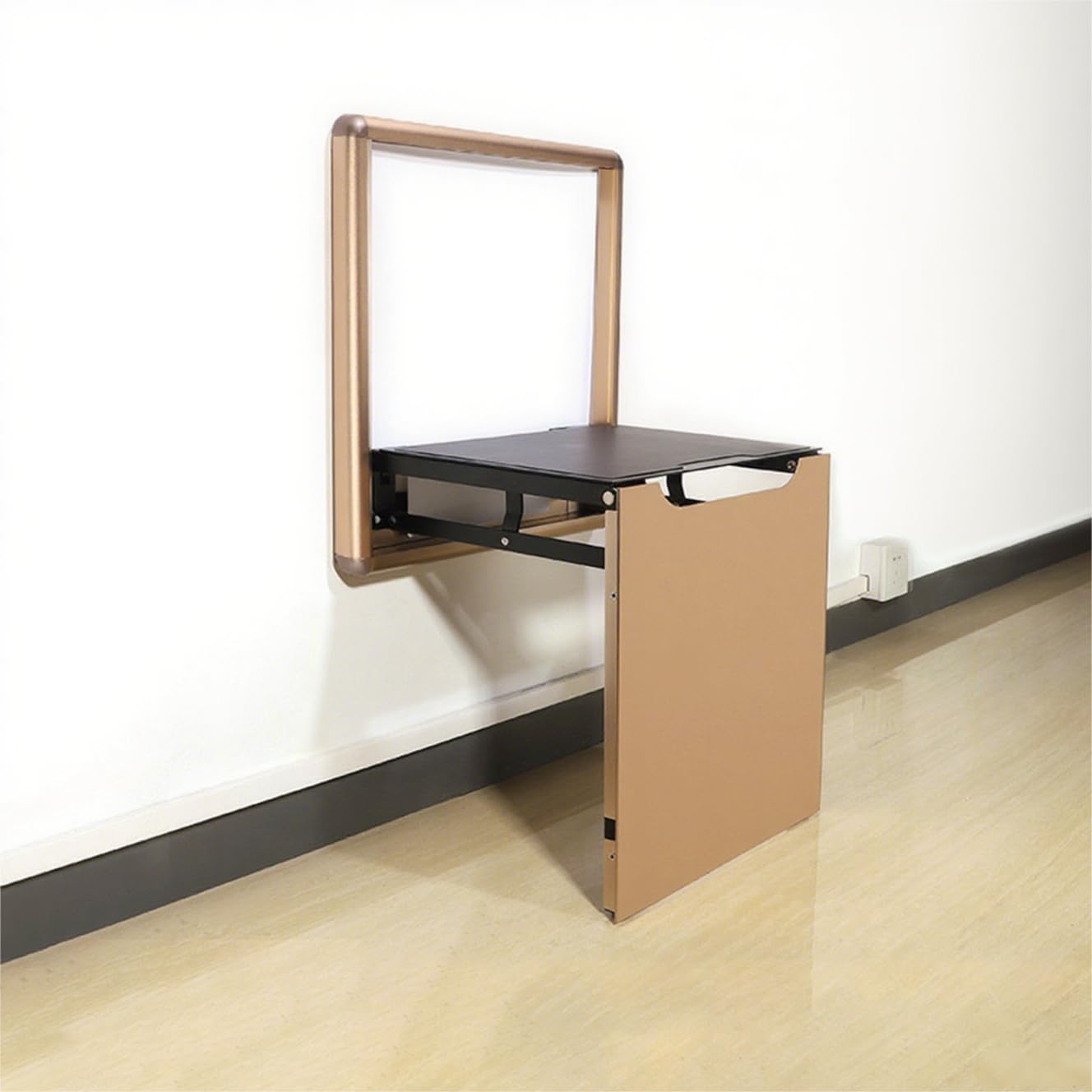Hoconnie Wall Mounted Folding Chair – Slim Shoe Stool & Shower Seat