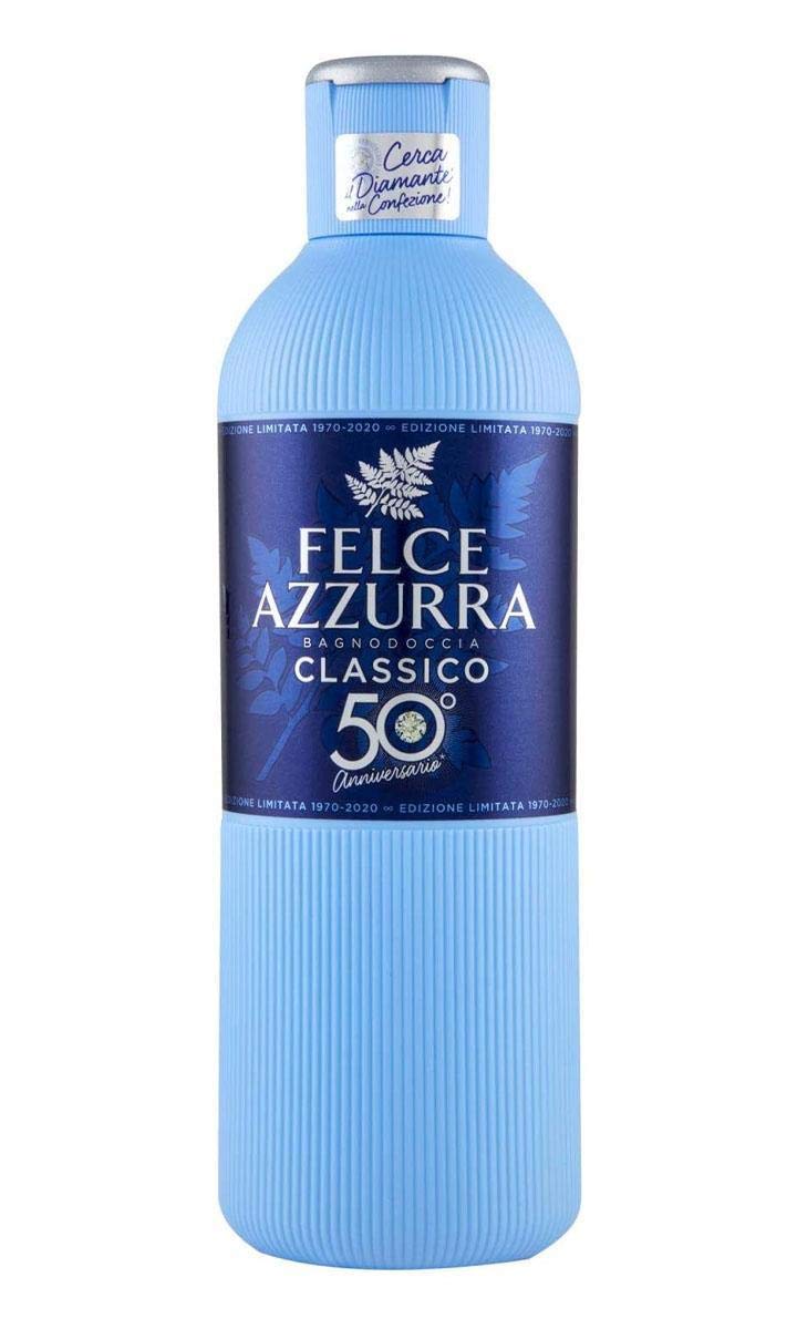 Felce Azzurra Classic Bath Foam – 650ml Relaxing Shower Gel (3 Pack)