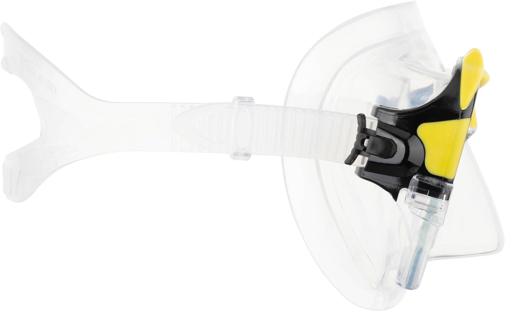 Cressi Matrix Snorkeling Mask – Low Volume Silicone Scuba Gear, Yellow