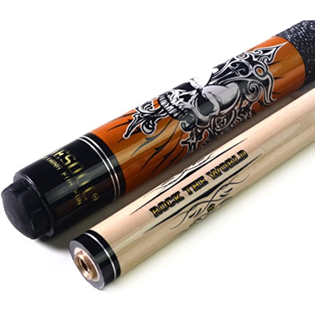 CUESOUL ROCKIN 58" 21oz Pool Cue Stick | Maple Shaft & Irish Linen Wrap