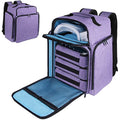 Famard Nail Polish Organiser Backpack – Holds 108 Bottles & Nail Lamp