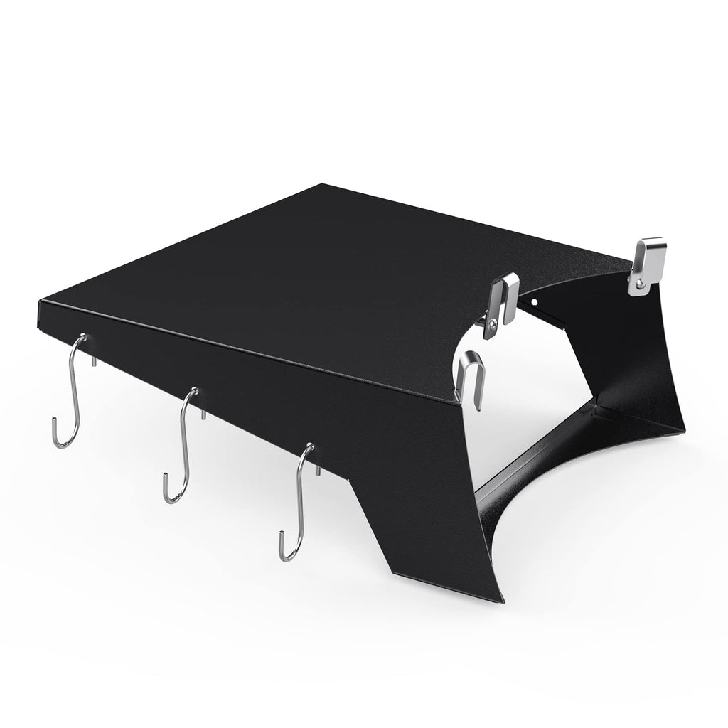 Onlyfire BBQ Side Table for 57cm Weber Kettle Grill | Steel Shelf