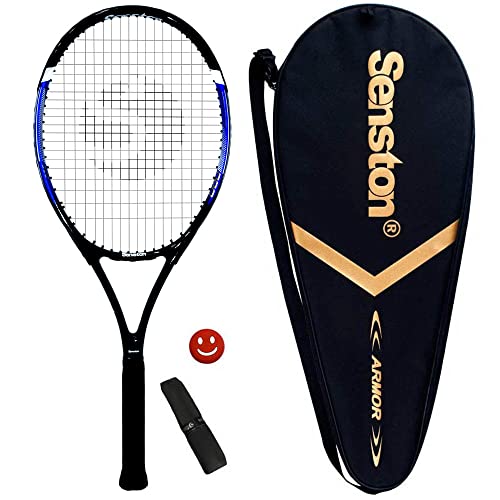 Senston 27" Aluminum Alloy Tennis Racket Set for Adult Beginners