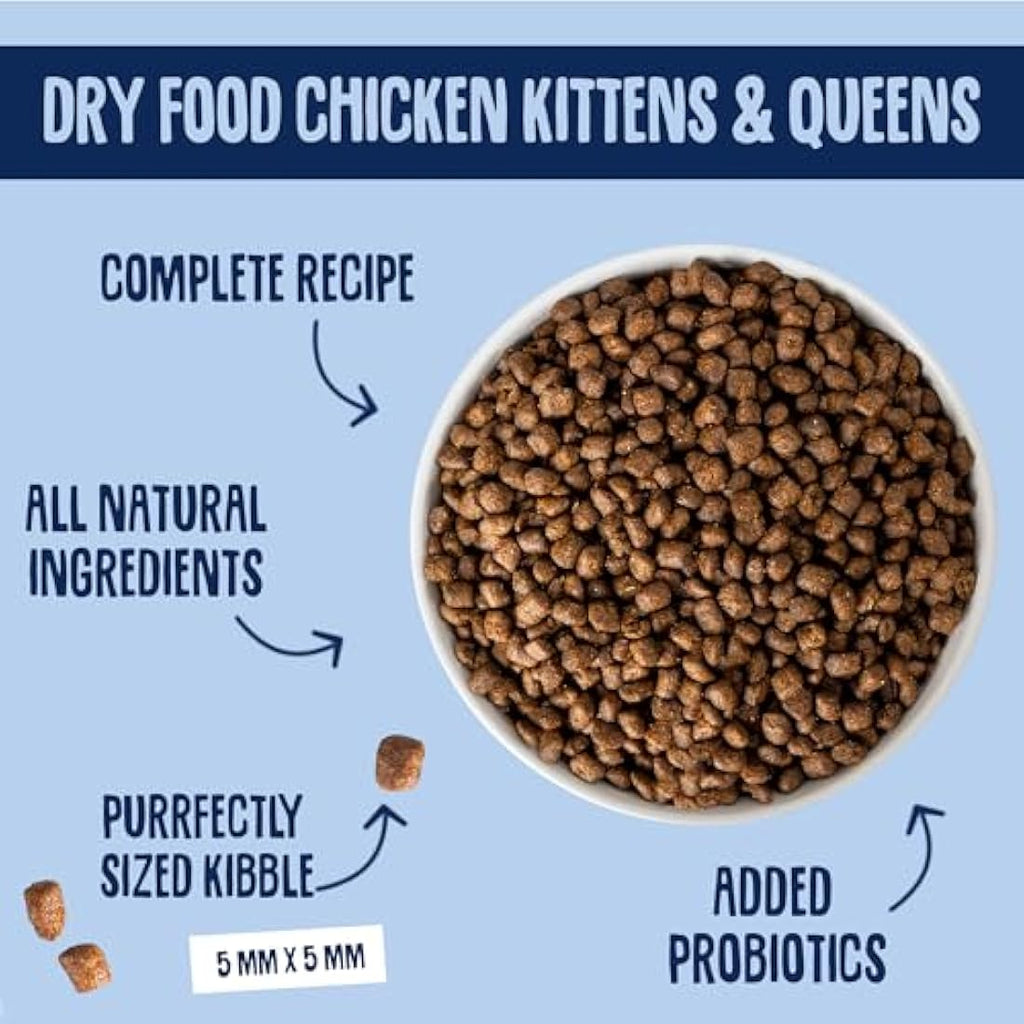 Scrumbles Dry Kitten Food – High Protein & Probiotic Recipe – 750g