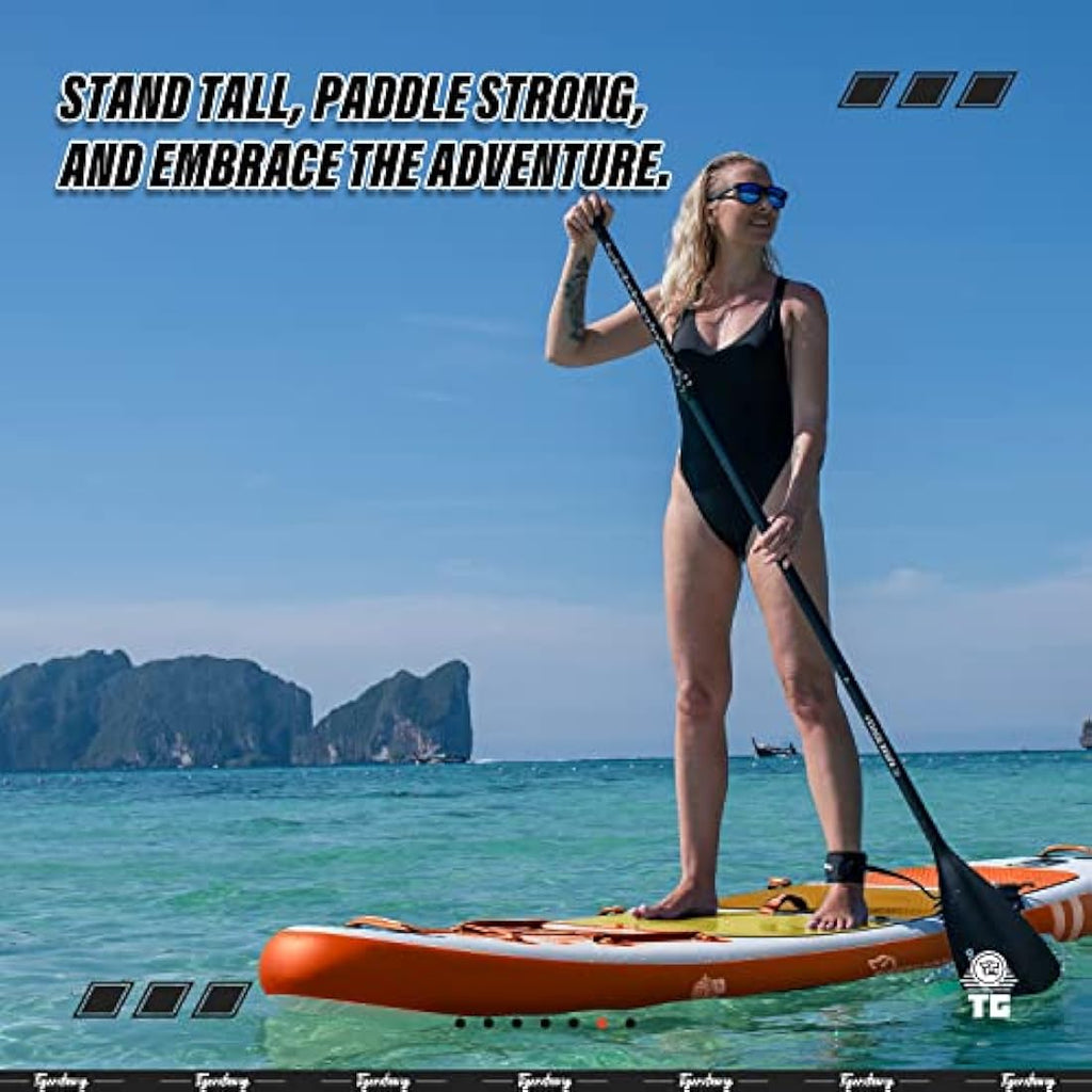 TIGERXBANG Inflatable Stand Up Paddle Board – 10' x 31" x 6" SUP Kit