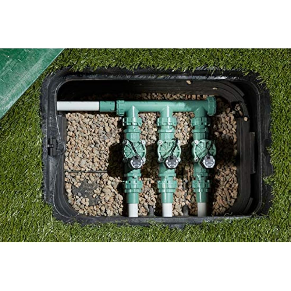 Orbit 57253 3-Valve Irrigation Manifold with L-Series Solenoids