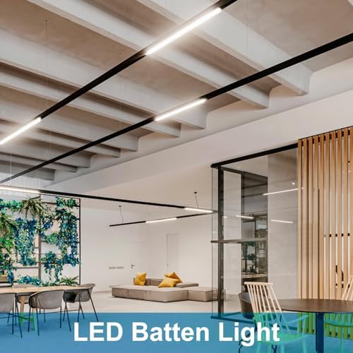 Jolof Store 4ft LED Batten Lights | 40W 4000K Daylight 4-Pack