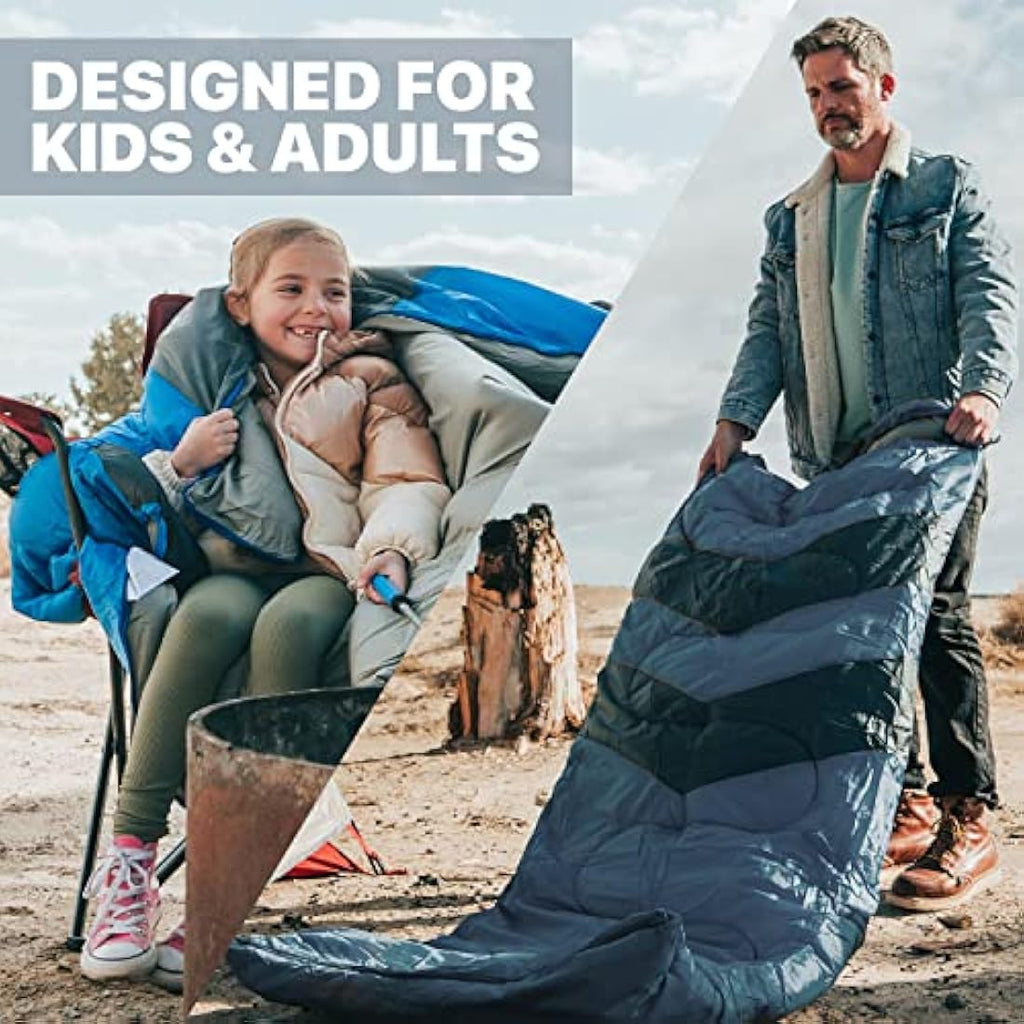 MalloMe 3-4 Season Sleeping Bag | Ultralight Waterproof Camping Gear