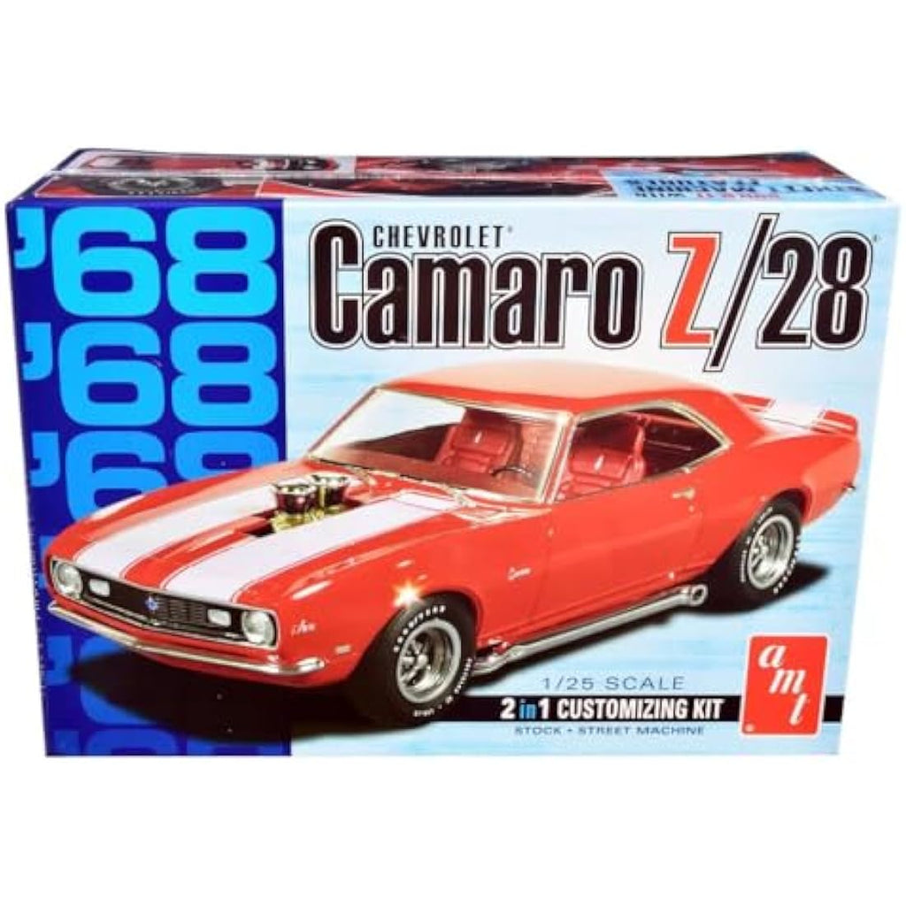 AMT 1968 Chevy Camaro Z/28 Model Kit – 1:25 Scale Plastic Replica