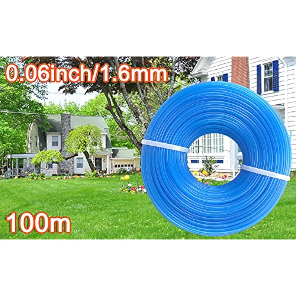 Grass Strimmer Line – 1.6mm x 100m Blue Nylon Trimmer String