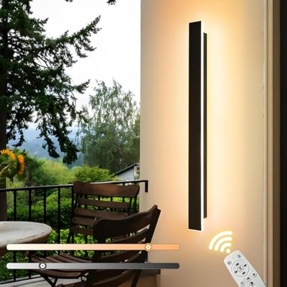 Jolof Store Dimmable Outdoor Wall Light – 100CM IP65 Waterproof LED Lamp