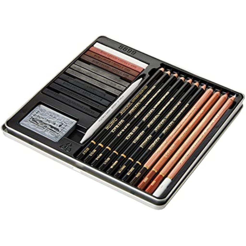 Koh-I-Noor Gioconda College Art Set – 11 Piece Professional Sketching Pencils