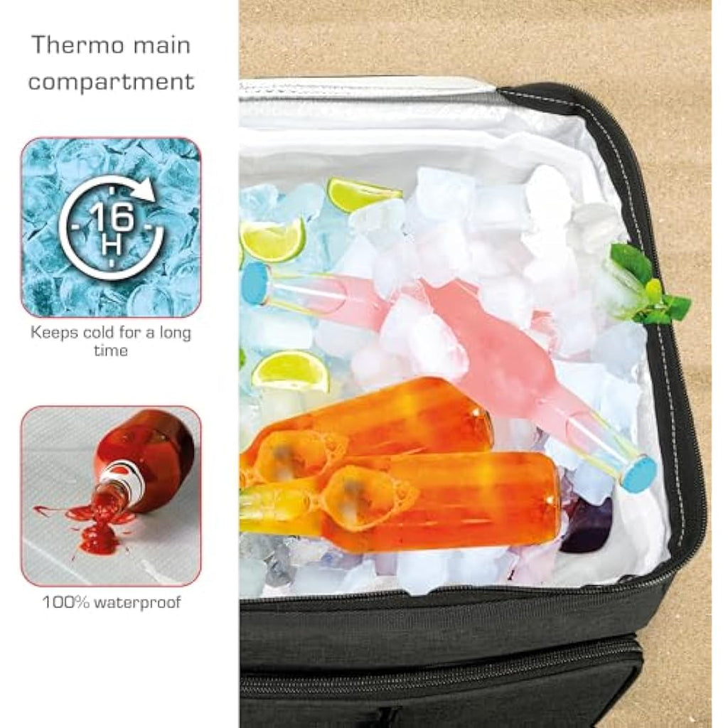 bomoe 45L Insulated Folding Cooler Bag – Waterproof Thermal Picnic Tote