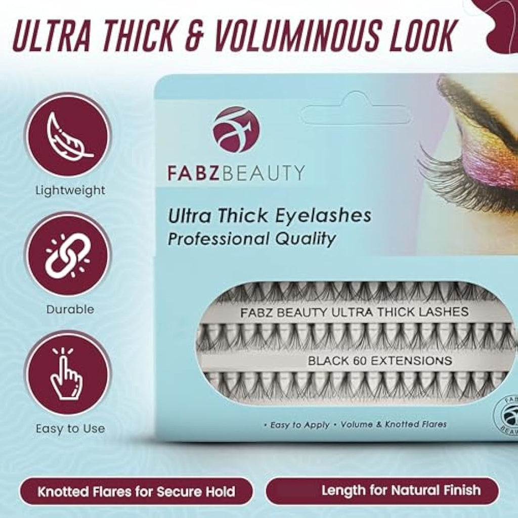 Cluster Eyelashes – Ultra Thick Cat Eye DIY Extensions