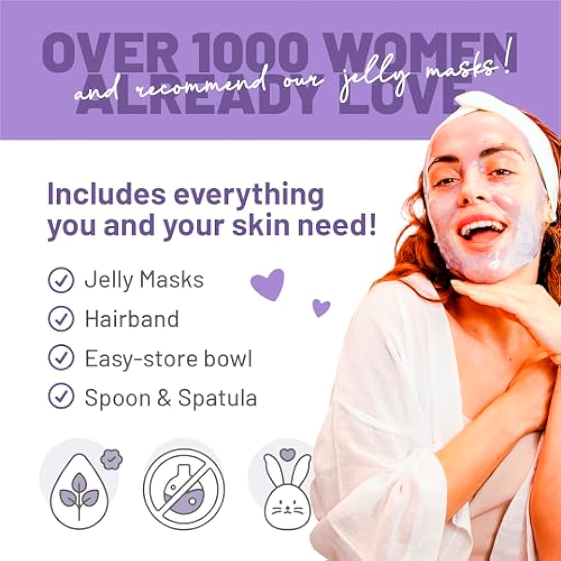 BRÜUN Lavender Jelly Mask – Moisturizing Peel-Off Rubber Face Mask