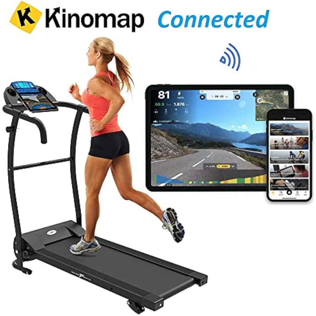 Nero Sports Foldable Electric Treadmill with Bluetooth & Kinomap