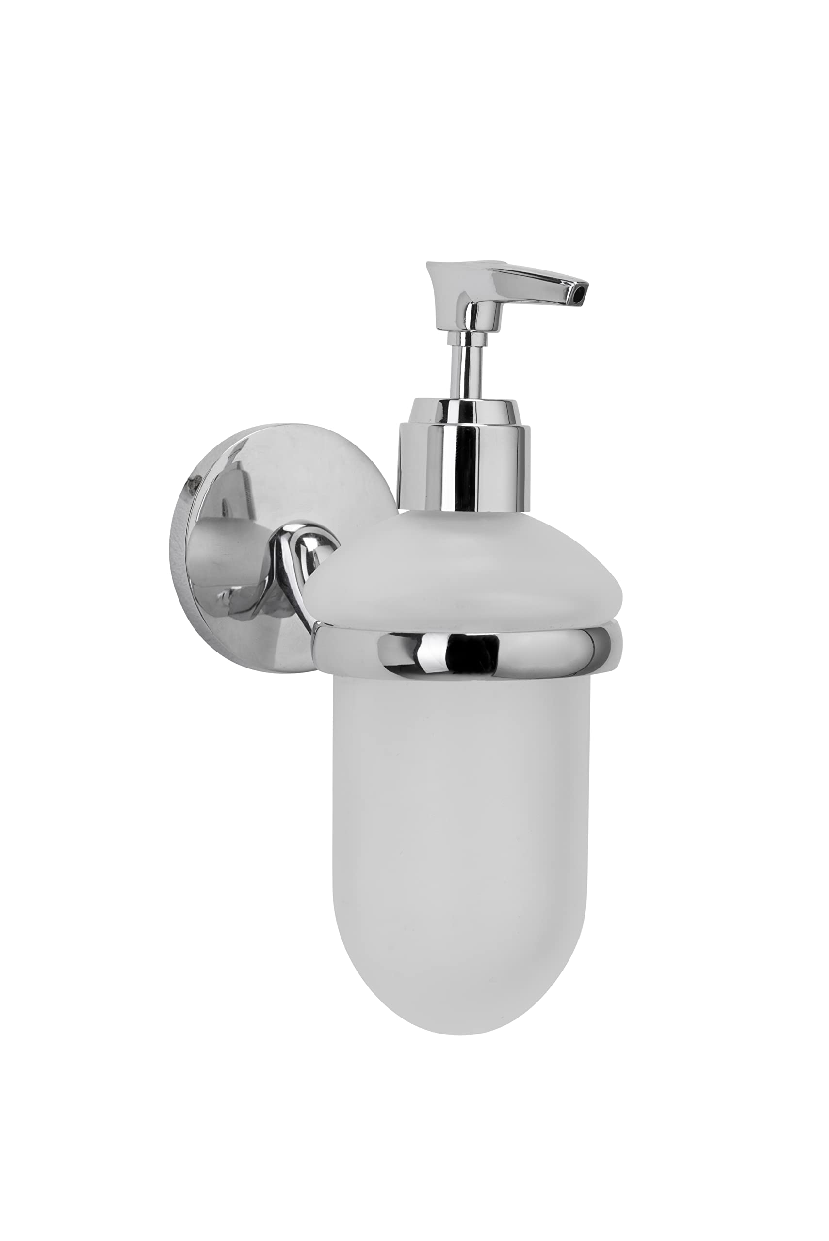 Croydex Hampstead Wall Mounted Soap Dispenser – Chrome & Frosted Glass